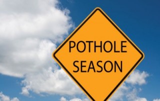 What causes Potholes