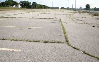 Neglected Parking Lot Signs